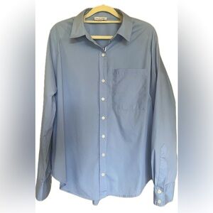 Evereve Women’s Button Down Long Sleeve Shirt, Size Large